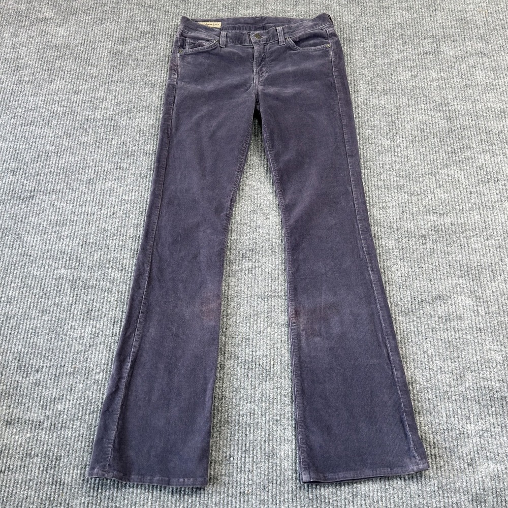 Citizens Of Humanity Corduroy Pants Womens 28 Purple Amber High Rise Bootcut